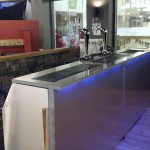 Portable Long Bar With LED Remote Control Coloured Lighting Effect