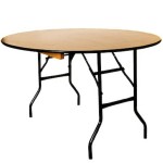 4ft dia Wooden Banqueting Table