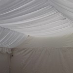 6m x 8m Marquee Roof Lining Hire to fit Gala Marquee