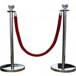 Red Rope Barrier Hire
