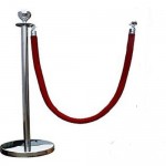 Red Rope Barrier Hire