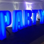 LED 4ft High 'PARTY' Letters
